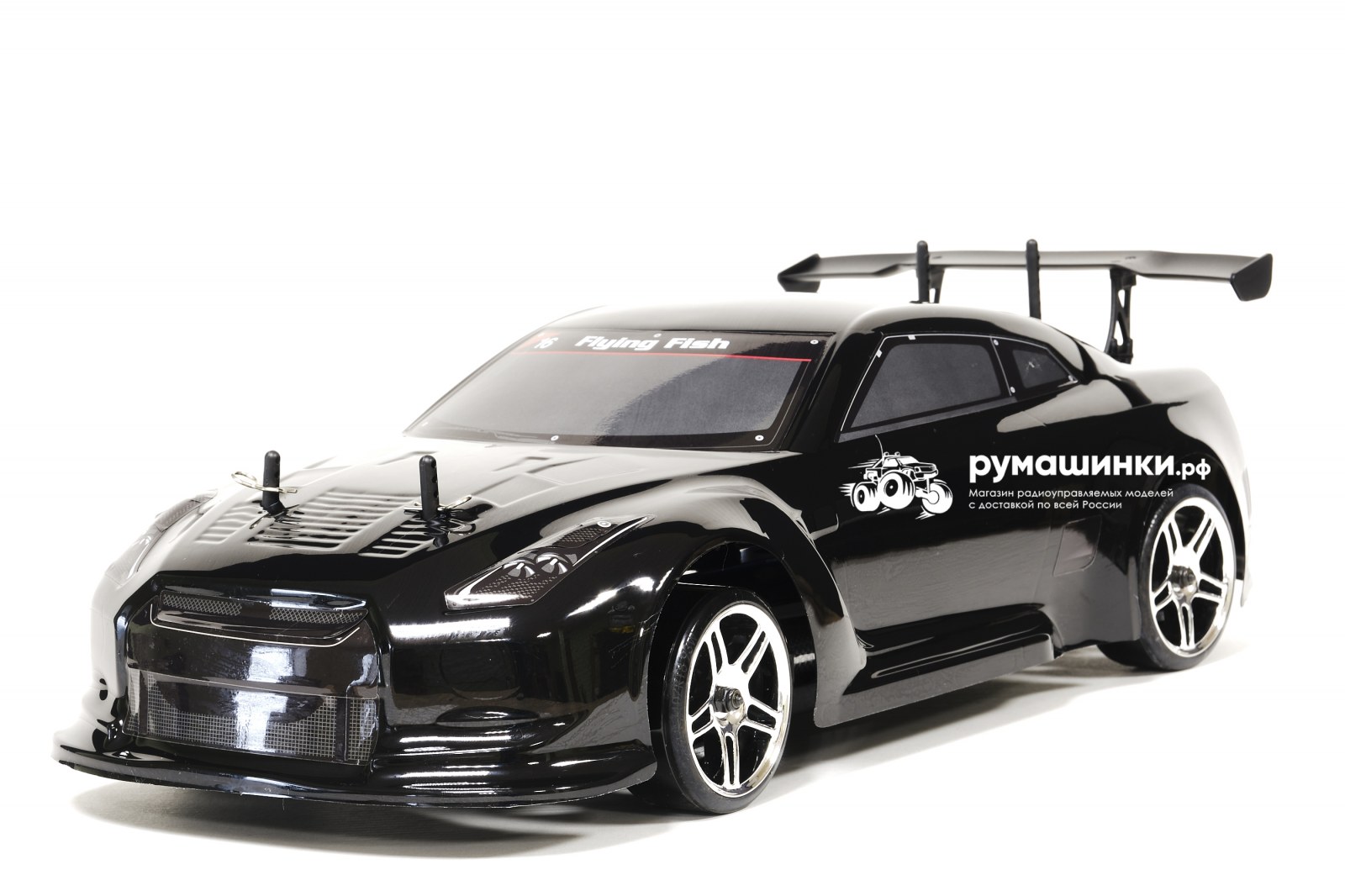 Радиоуправляемый машина для дрифта HSP Flying Fish 1 - 1:10 4WD - 94123PRO- GTR (Кузов Nissan GTR R35) Купить с доставкой